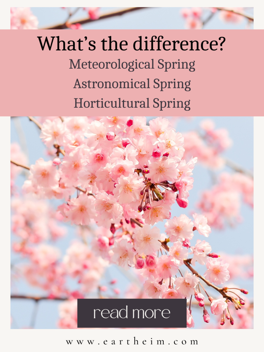 Meteorological Spring, Astronomical Spring & Horticultural Spring