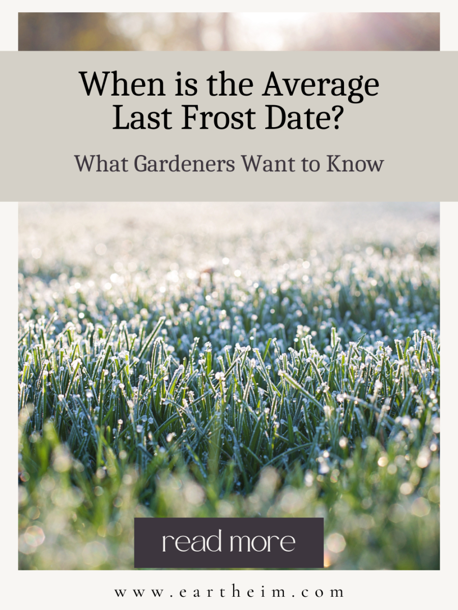 When is the Average Last Frost Date?